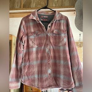 Prana lined Flannel Size Large